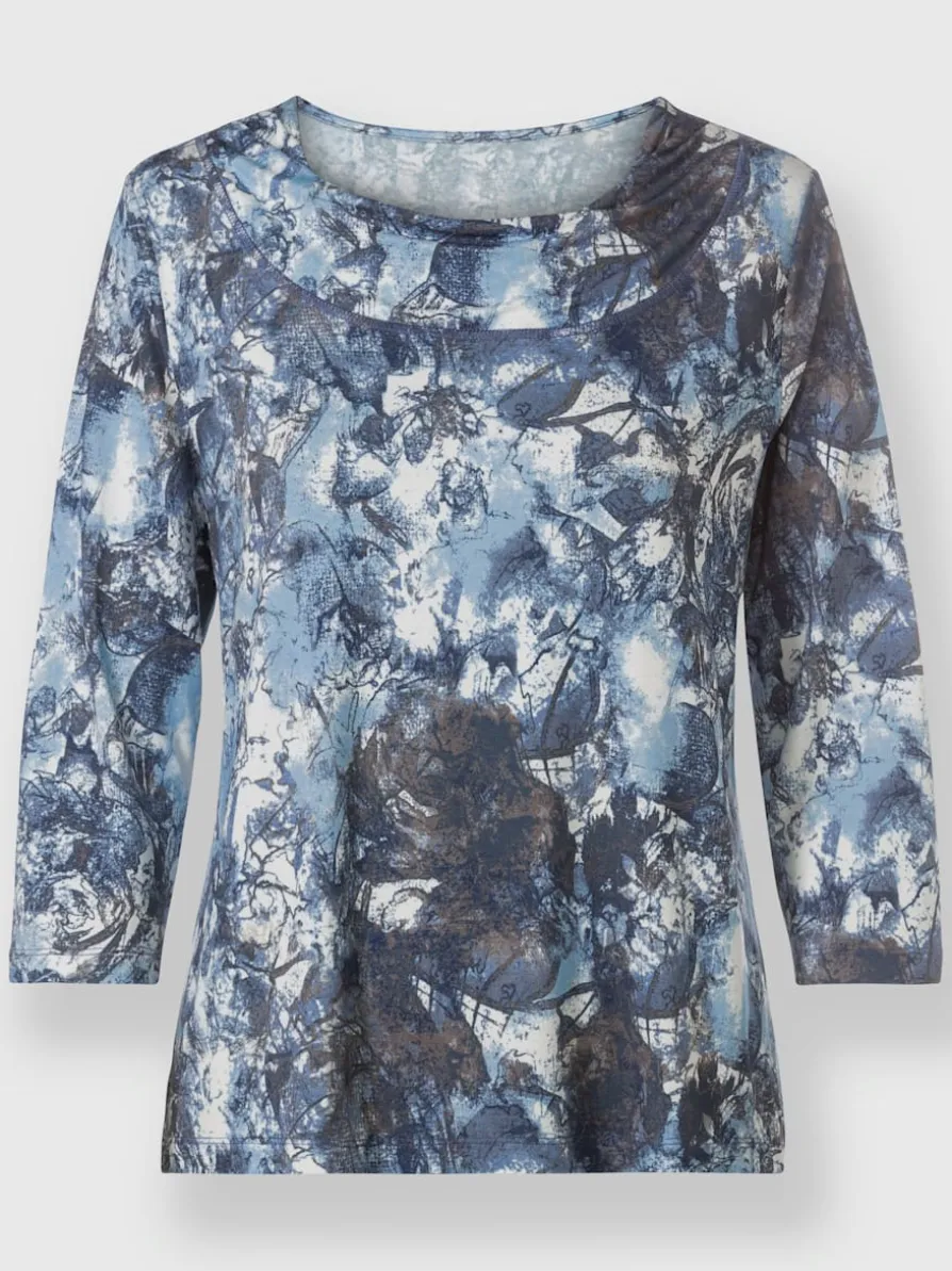 T-shirt à manches 3/4 viscose