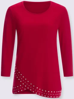 T-shirt à manches 3/4 viscose douce et fluide