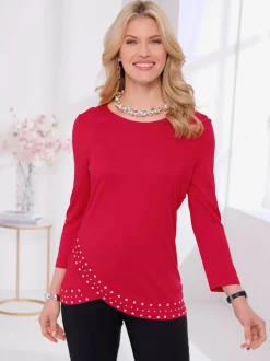 T-shirt à manches 3/4 viscose douce et fluide