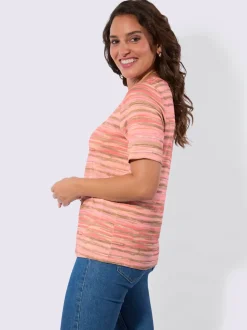 T-shirt rayé viscose