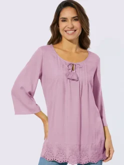 Tunique superbe broderie ajourée