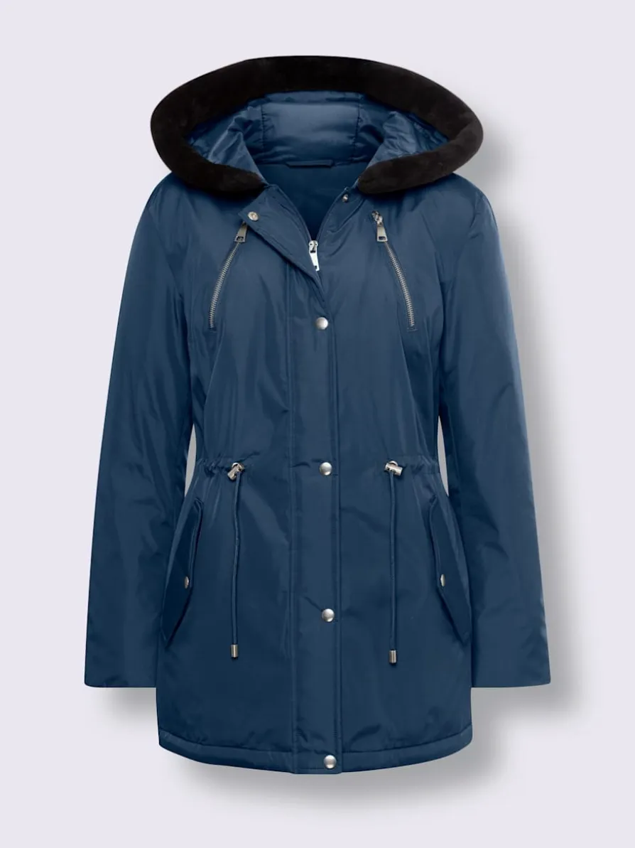 Veste à capuche doublure et garnissage chaud