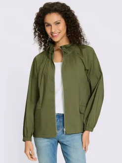 Veste chemisier col montant tendance