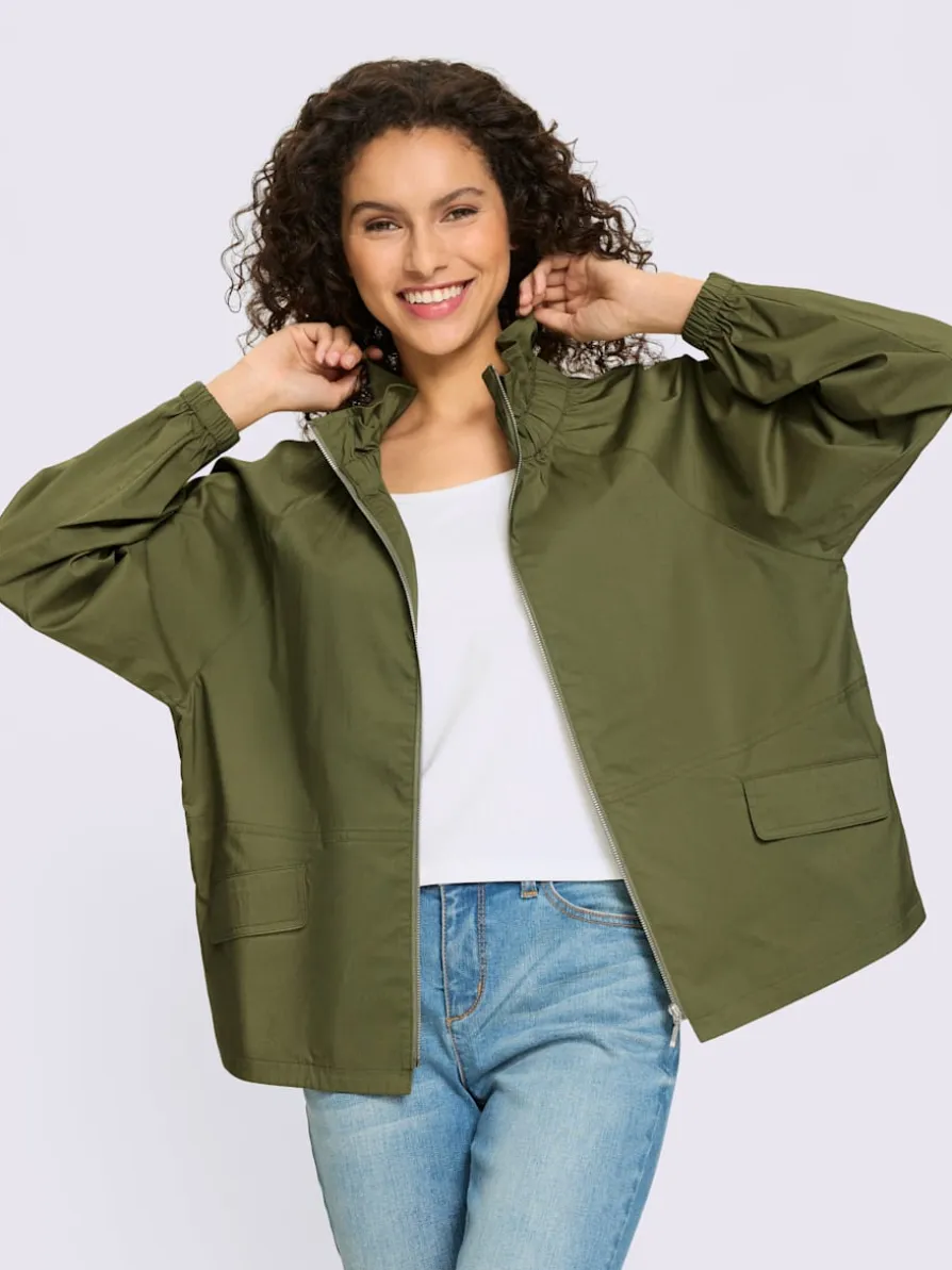 Veste chemisier col montant tendance