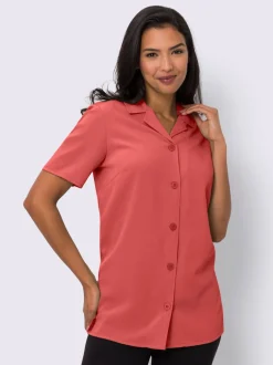 Veste chemisier col à revers élégant
