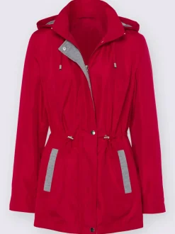 Veste de loisirs capuche amovible réglable en largeur