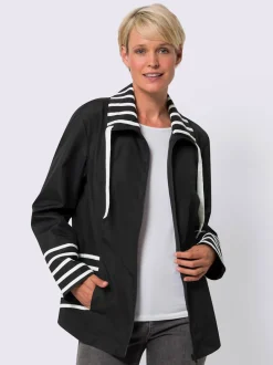 Veste empiècements rayés