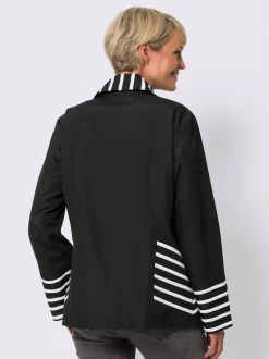Veste empiècements rayés
