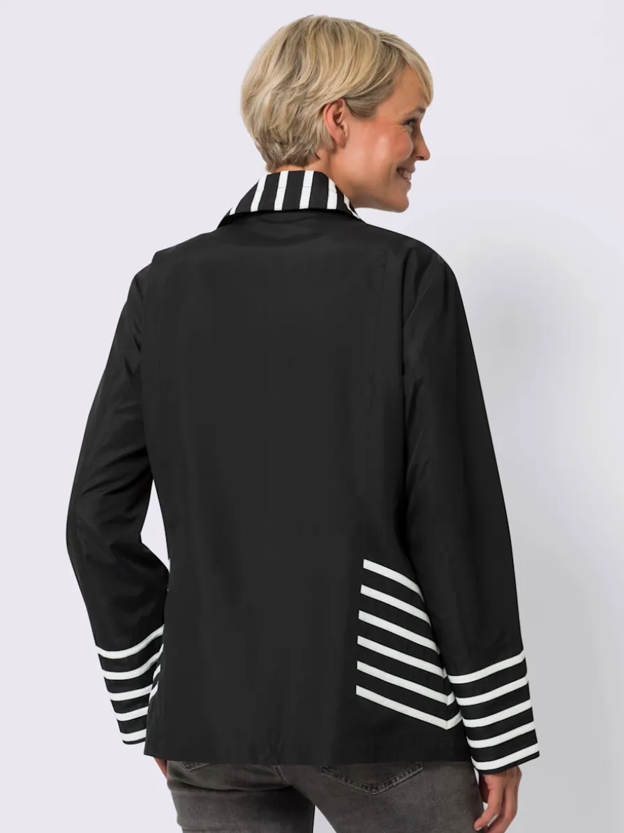 Veste empiècements rayés