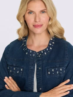Veste en jean denim doux