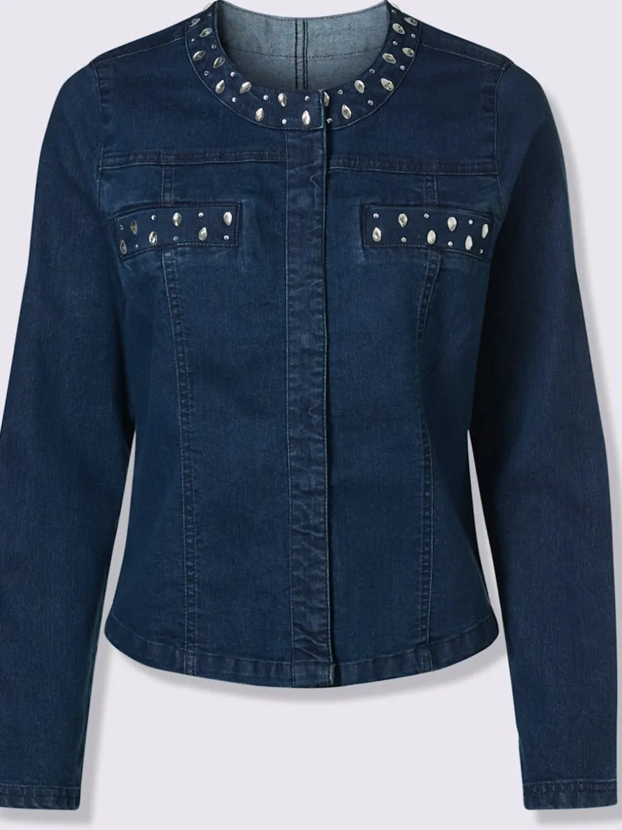 Veste en jean denim doux