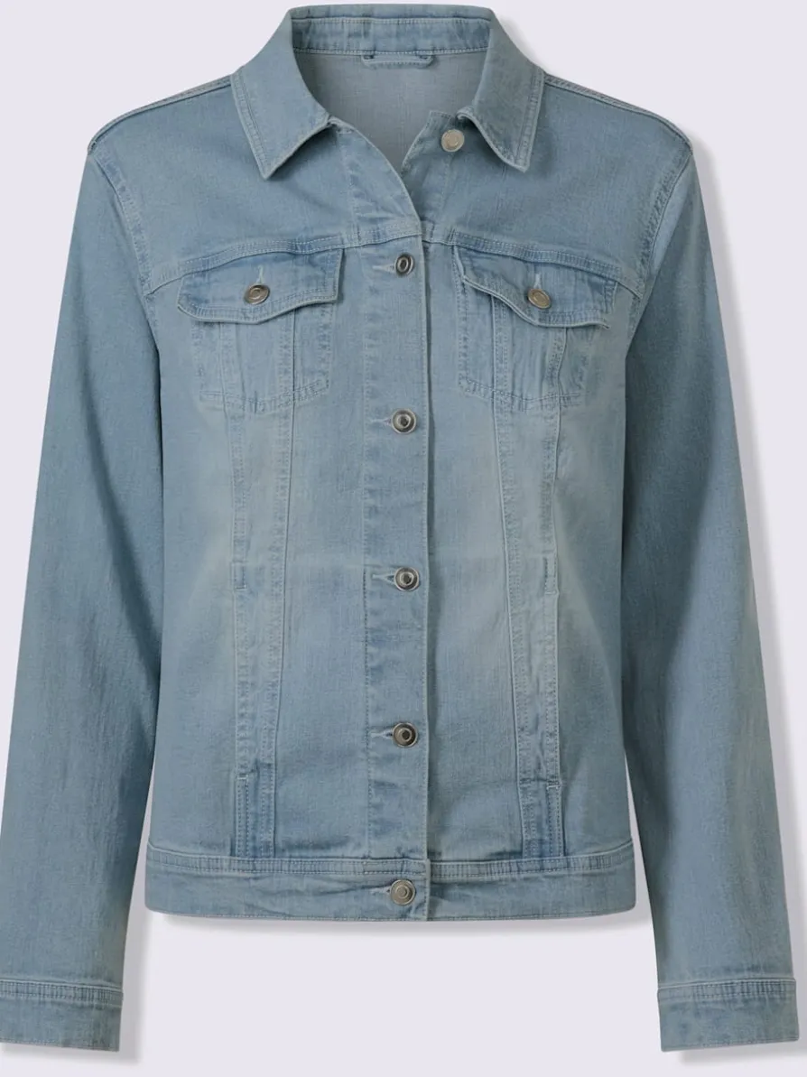 Veste en jean denim doux