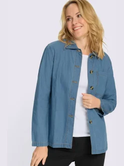 Veste en jean qualité jean légère et estivale