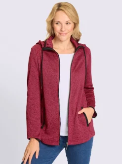 Veste en polaire à capuche
