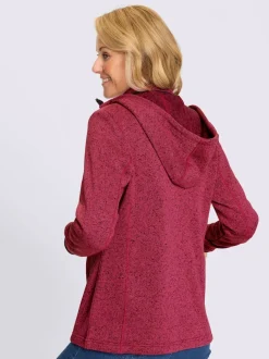 Veste en polaire à capuche