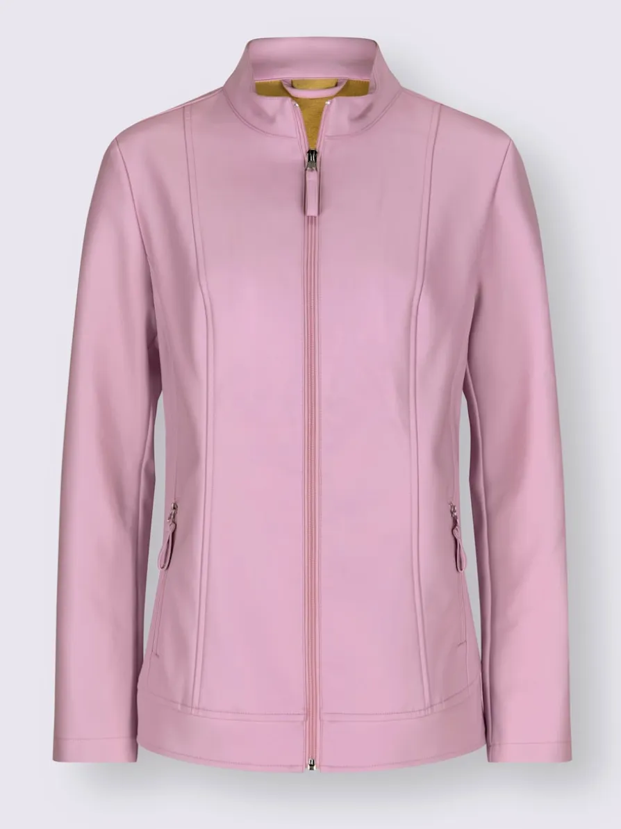 Veste en synthétique imitation cuir souple