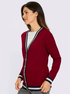 Veste en tricot allure marine