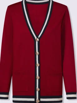 Veste en tricot allure marine