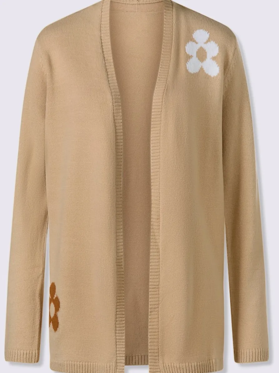 Veste en tricot coupe ouverte affinante