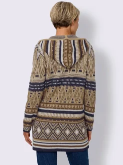 Veste en tricot joli motif norvégien