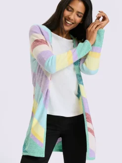 Veste en tricot longueur mode
