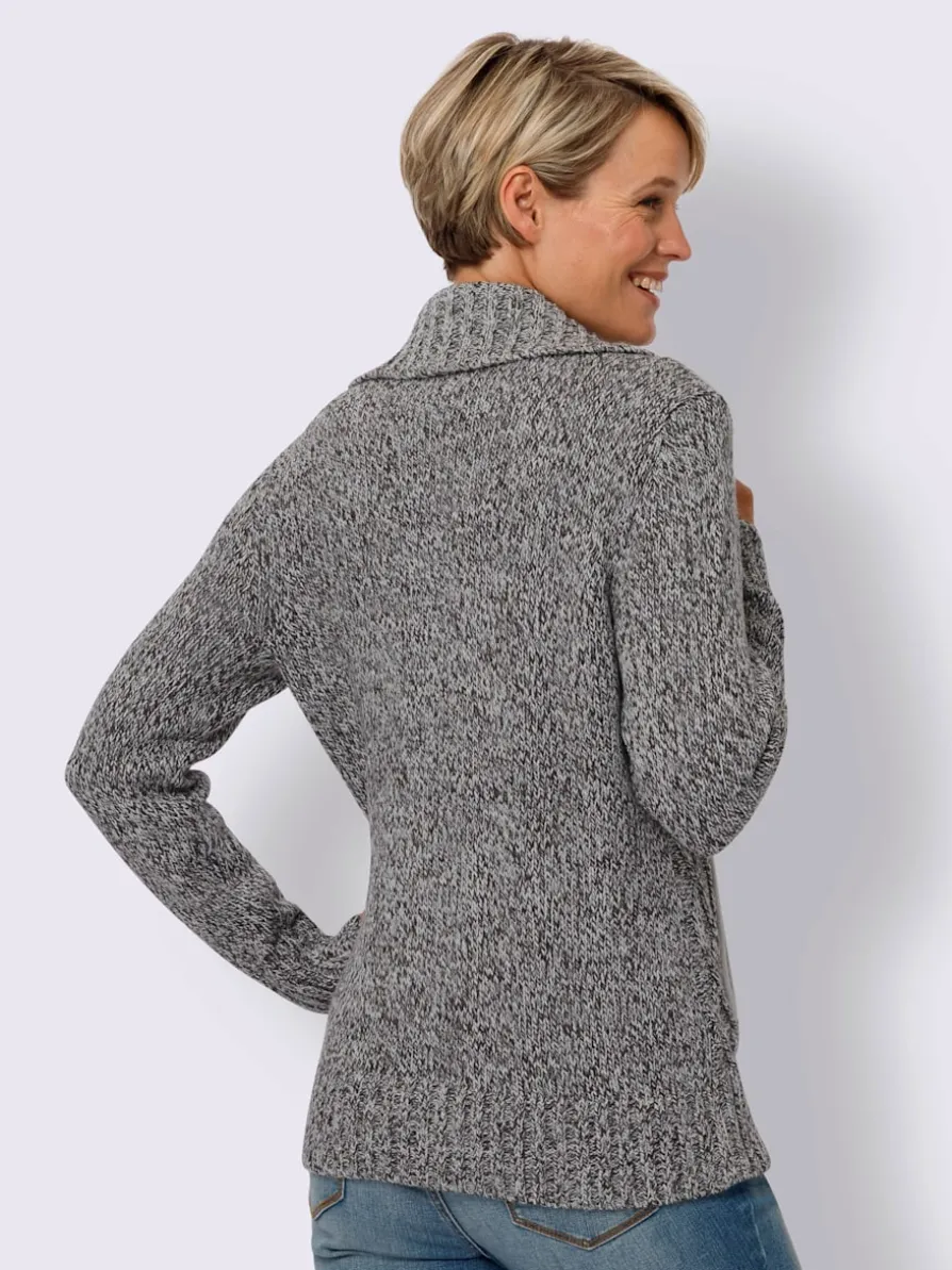 Veste en tricot poches raglan