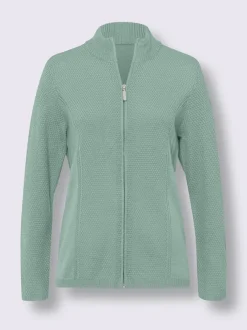 Veste en tricot superbe motif tricoté