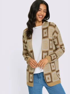 Veste en tricot superbe tricot jacquard