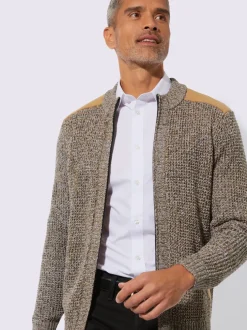 Veste en tricot tricot chiné