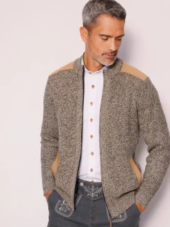 Veste en tricot tricot chiné