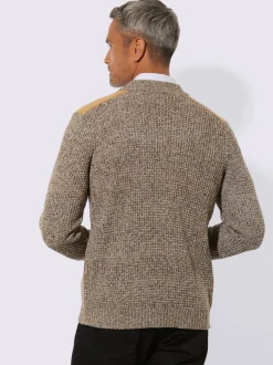 Veste en tricot tricot chiné