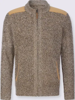 Veste en tricot tricot chiné