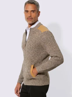 Veste en tricot tricot chiné