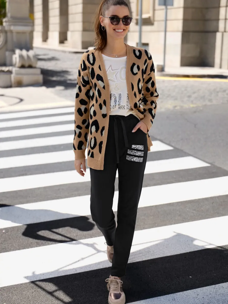 Veste en tricot tricot jacquard de qualité