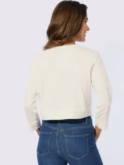 Veste légère avec décoration crochetée