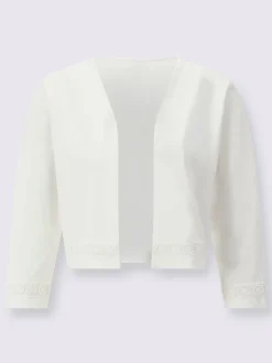 Veste légère avec décoration crochetée