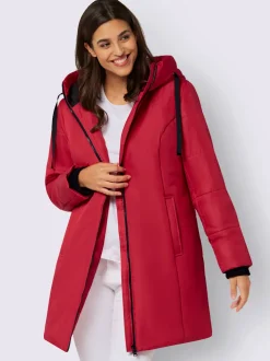 Veste longue doublure et garnissage chaud