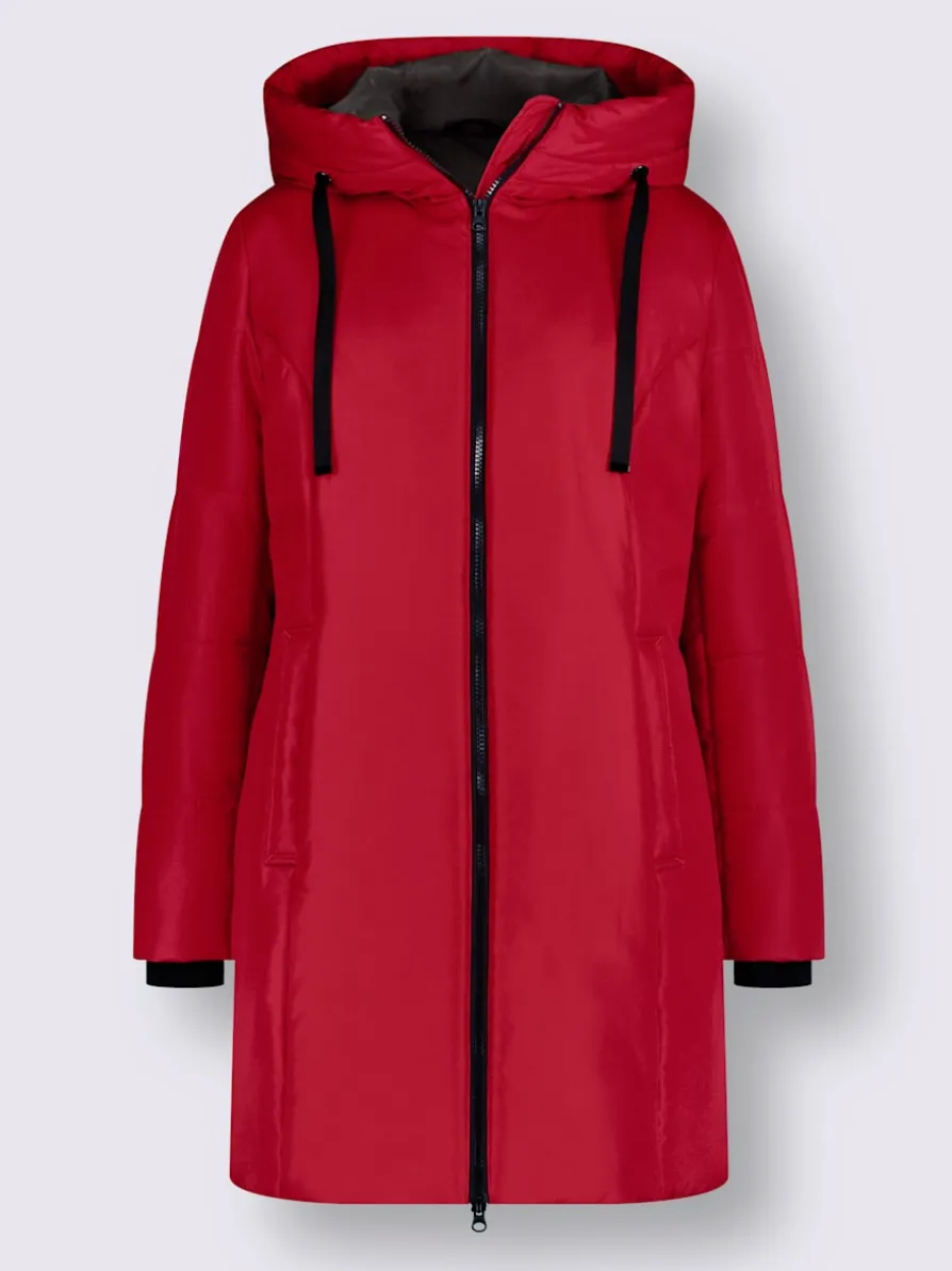 Veste longue doublure et garnissage chaud
