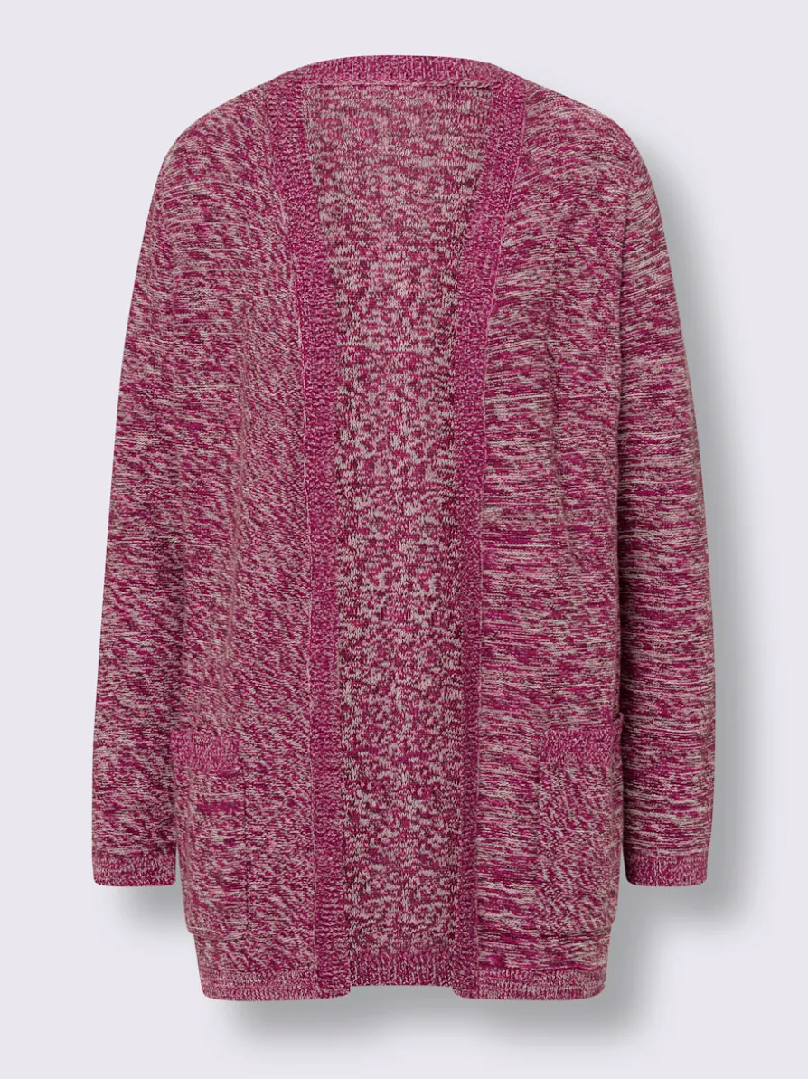 Veste longue en tricot coupe longue affinante