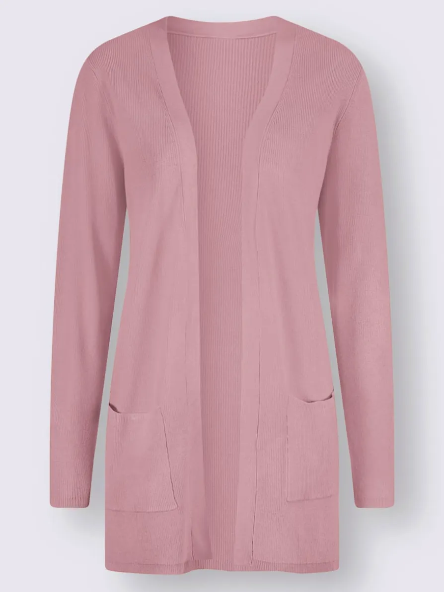 Veste longue en tricot 80% viscose