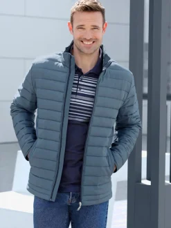 Veste matelassée homme glissière longue