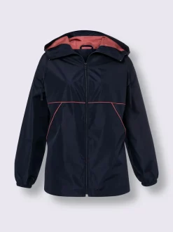 Veste passepoils contrastés tendance