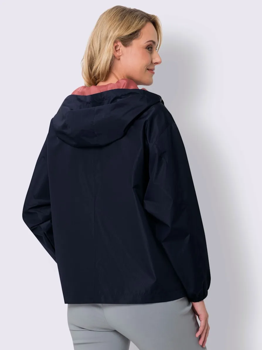 Veste passepoils contrastés tendance