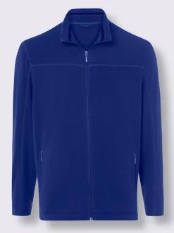 Veste polaire homme unie col montant