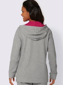 Veste sweat matière sweat