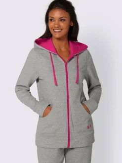 Veste sweat matière sweat